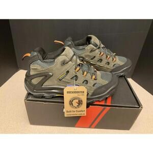 New! Mens ROCKROOSTER Newland 4 inch Olive Waterproof Hiking Shoes. Size 8. Nice